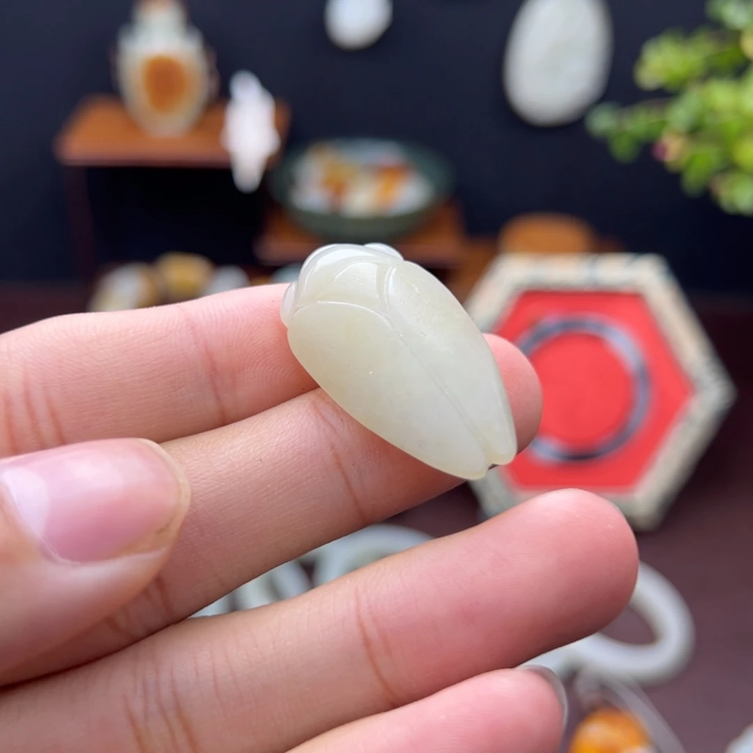 和田玉未镶嵌吊坠(不含链)和田玉一鸣惊人