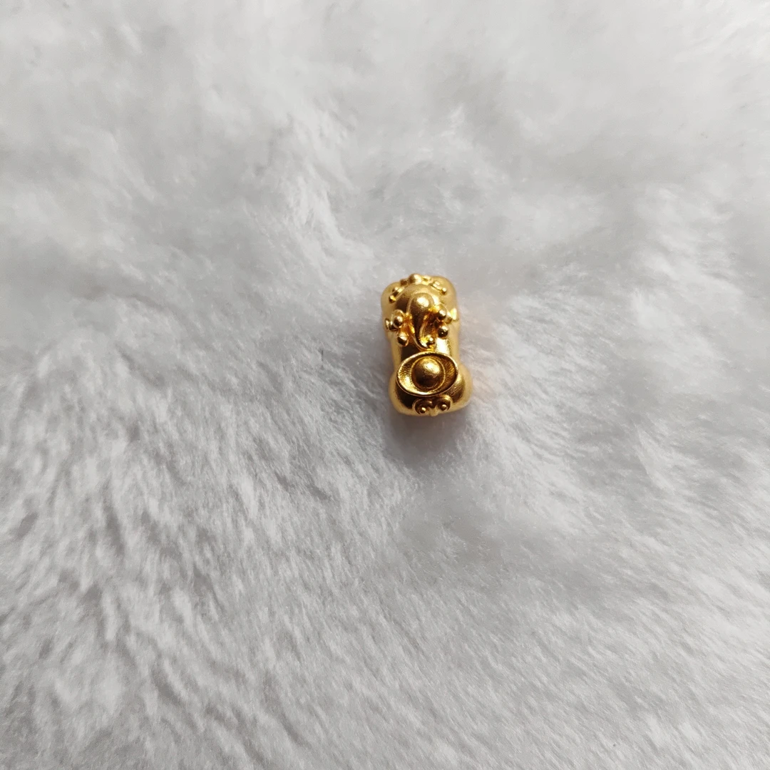 金元宝足金999貔貅珠子首饰