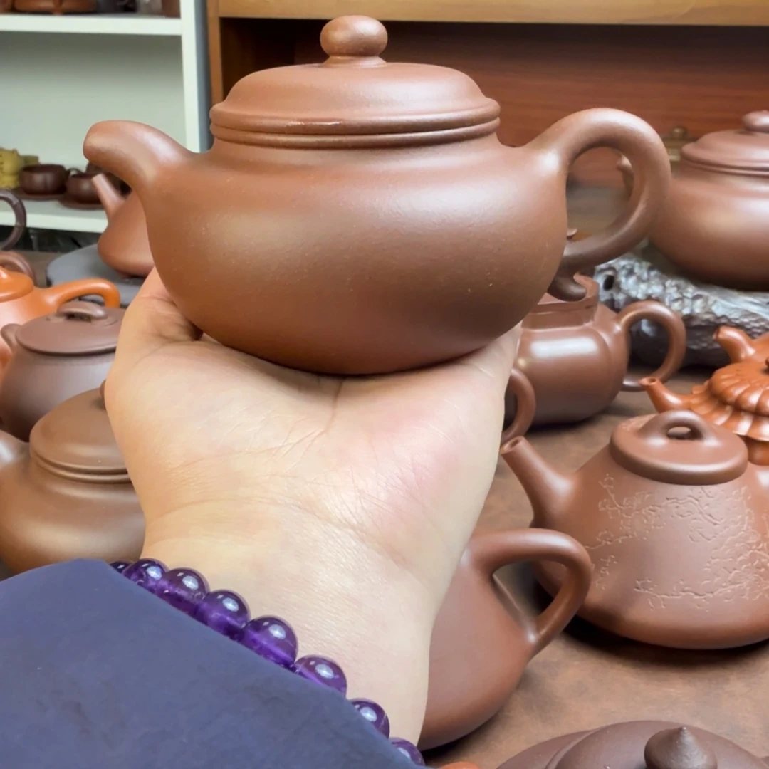 紫砂茶壶半手工容量240