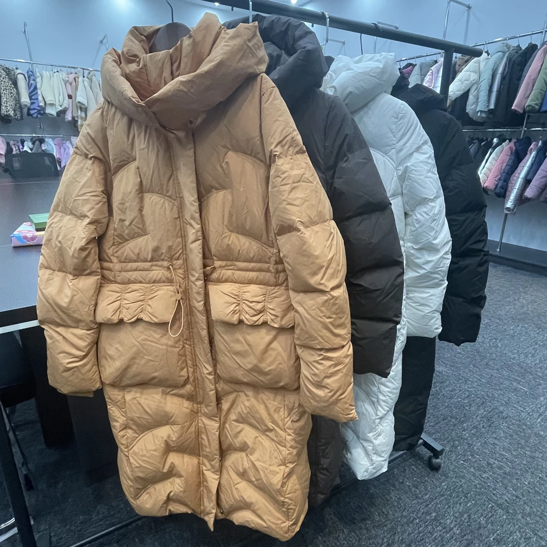 外贸断码女长款羽绒外套上衣【直播下单编码T1-100】