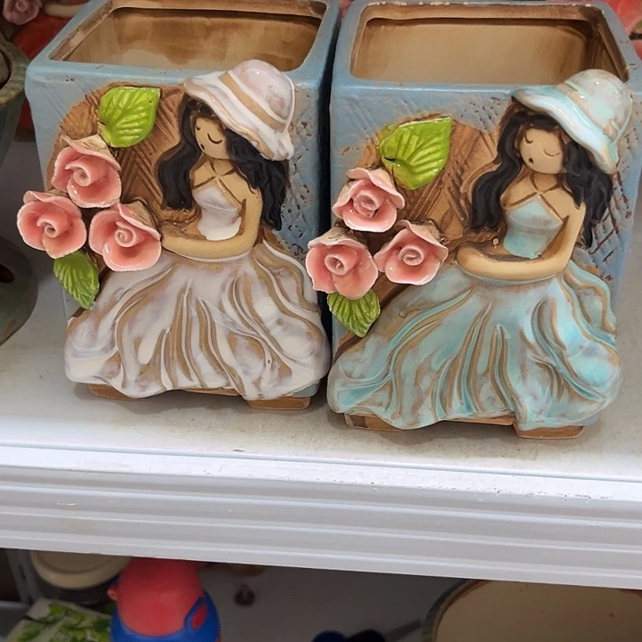 粗陶材质多肉花盆