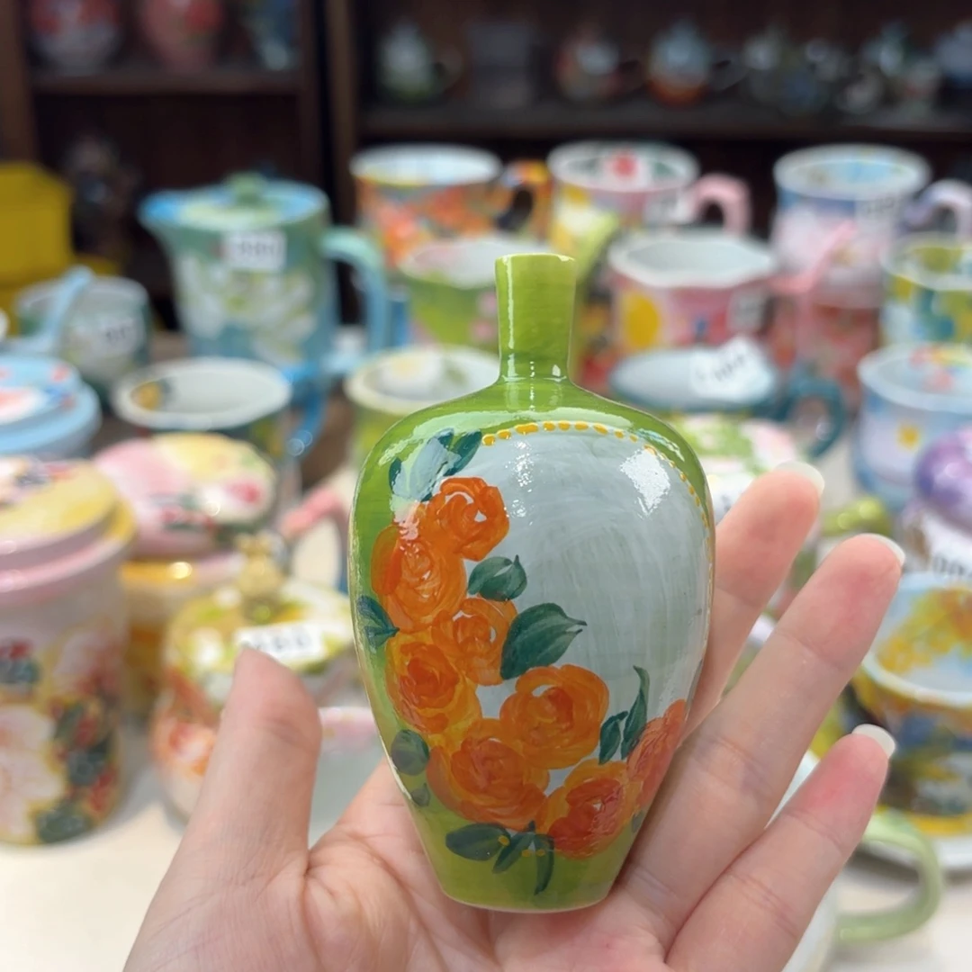 景德镇手绘高温釉下彩陶瓷茶具