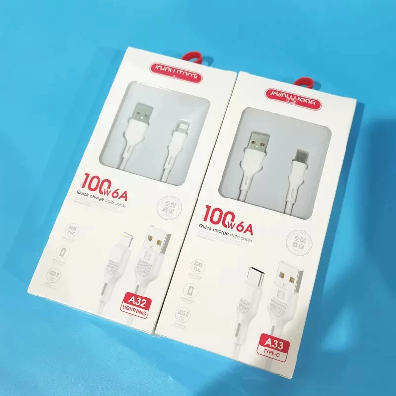 准新品 讯陆通 6A快充数据线100W超级快充线TYPE-C 苹果 安卓V8