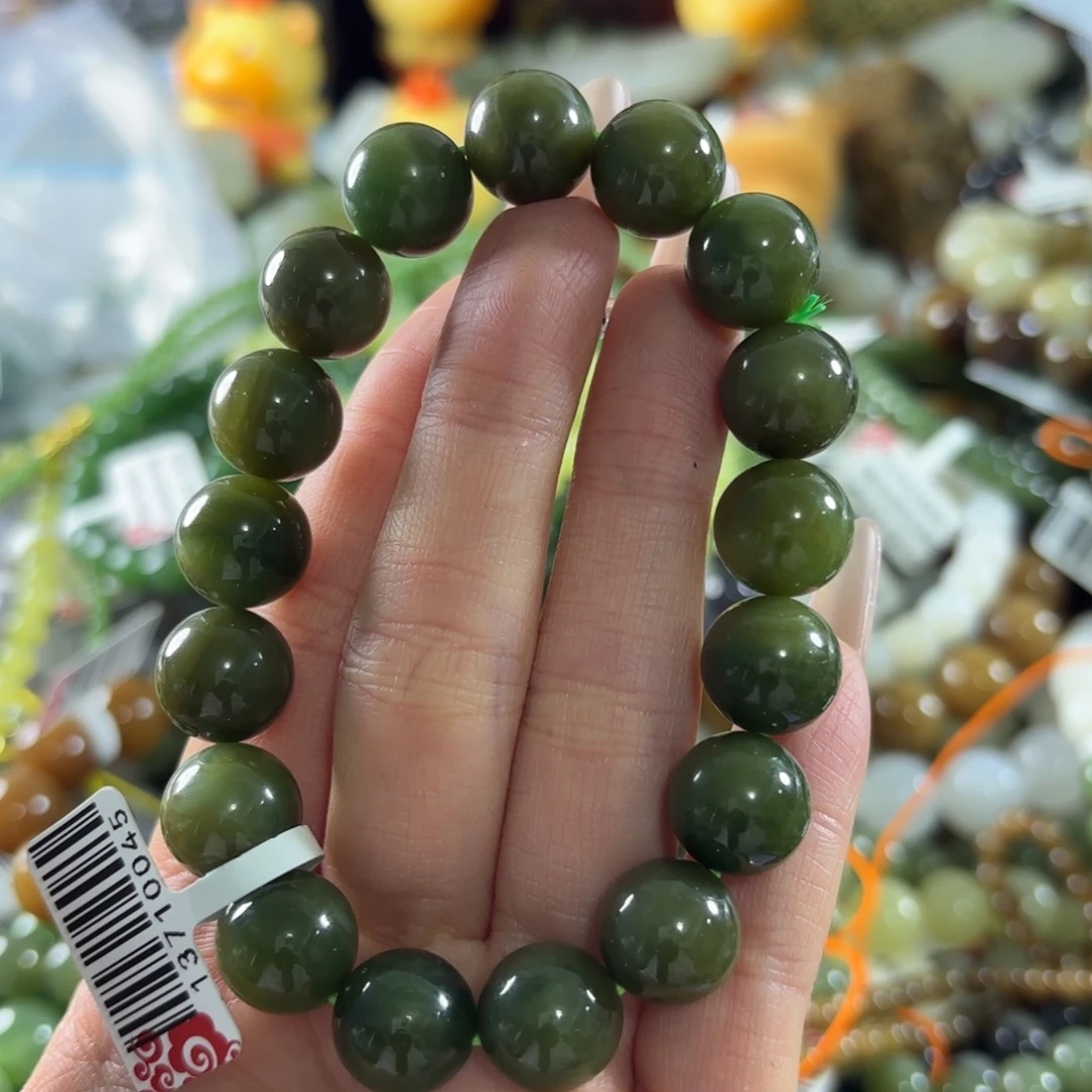 和田玉未镶嵌手串358