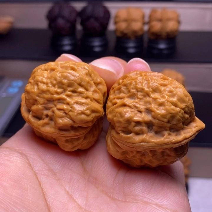 把件文玩核桃卧莲金蟾26