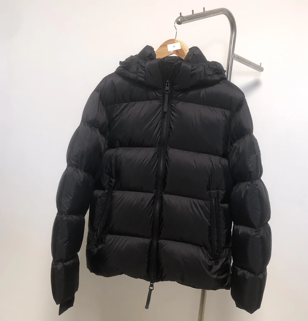 【梵高奢品】巴哥连帽拉链款休闲保暖羽绒服男款9060