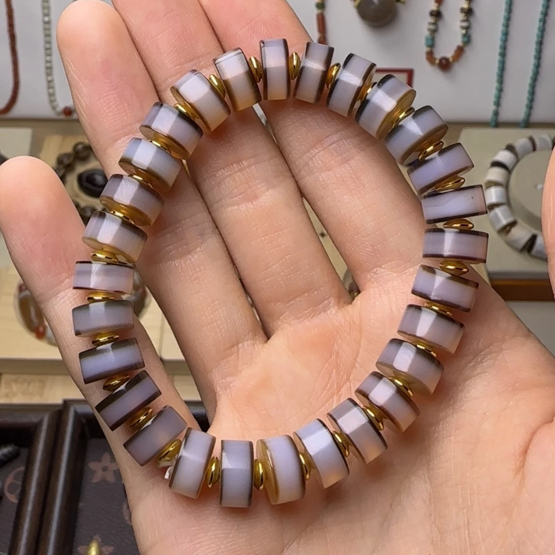 玛瑙/玉髓未镶嵌手链