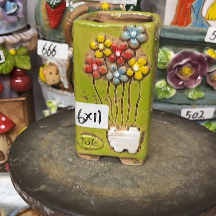 粗陶材质多肉花盆