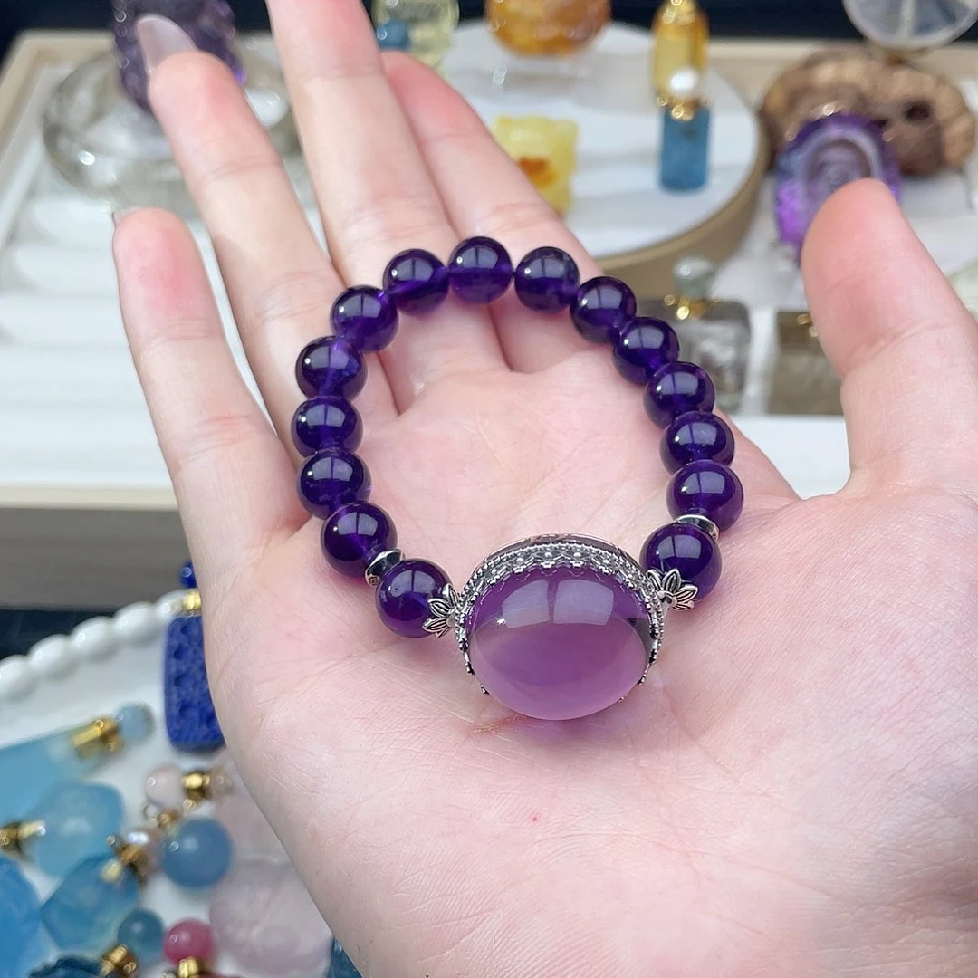 水晶颈饰未镶嵌I**s天然水晶吊坠767