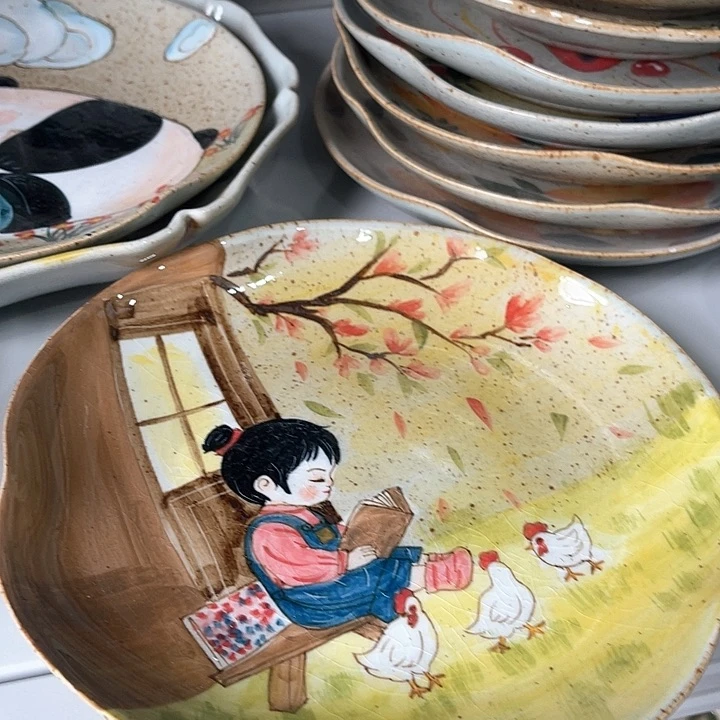 陶景德镇釉下手绘陶瓷