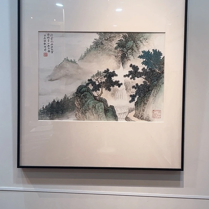 千***静国画许琦老师山水作品分享