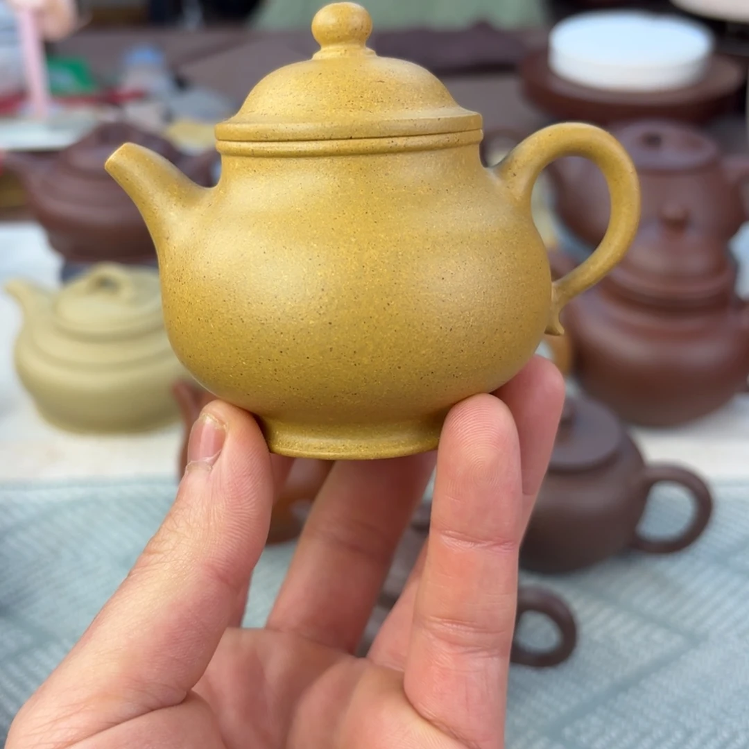 紫砂茶壶潘壶 段泥 125cc