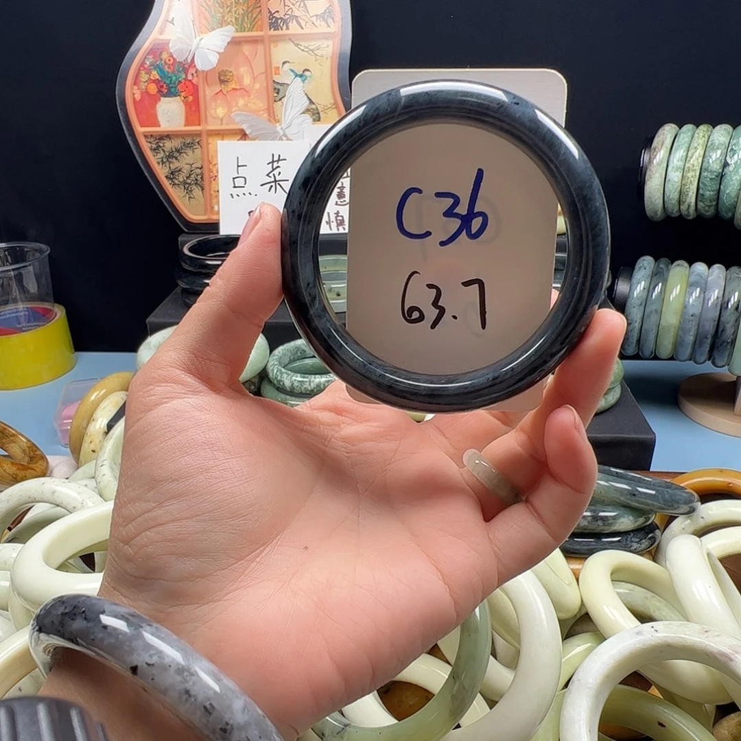 蛇纹石玉合金手镯