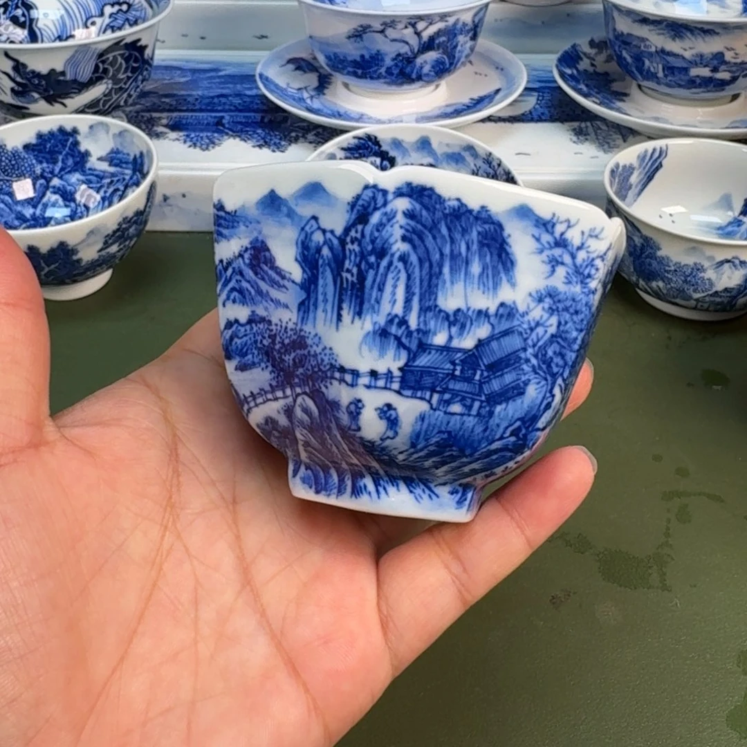 景德镇纯手绘茶具圆圆270