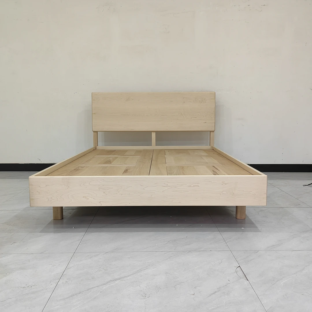 明时A14硬枫木架子床140*200*37