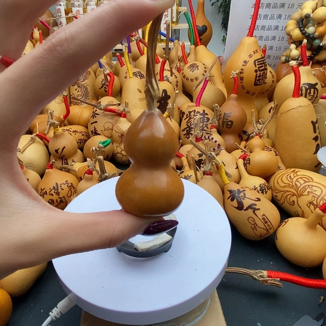 快***康香榧木葫芦工艺品