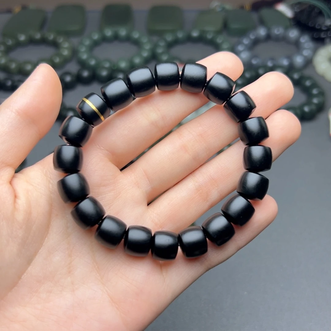 和田玉手链未镶嵌吉*尼