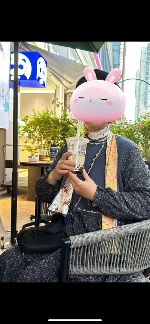 不汐暮然008款衣长120，棉麻线重工拼接，简约舒适高贵大气