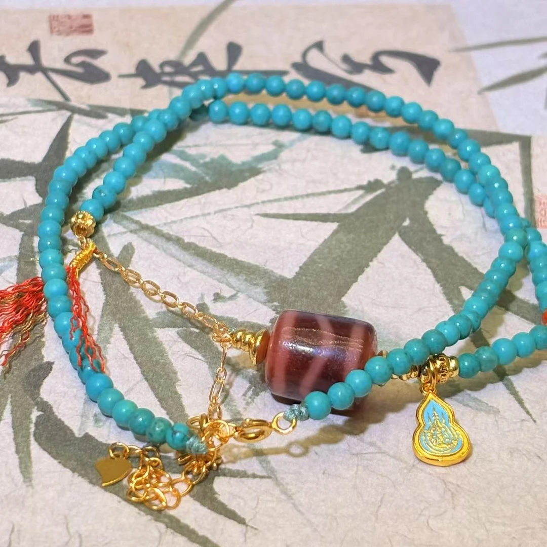 CX1001 珠珠项链 菱镁矿 多样性发其一