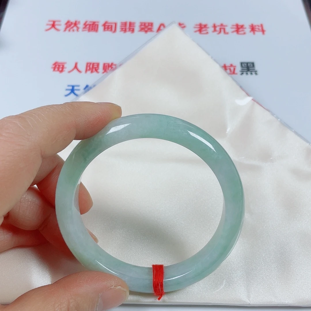 翡翠未镶嵌手镯天然翡翠手镯58.1