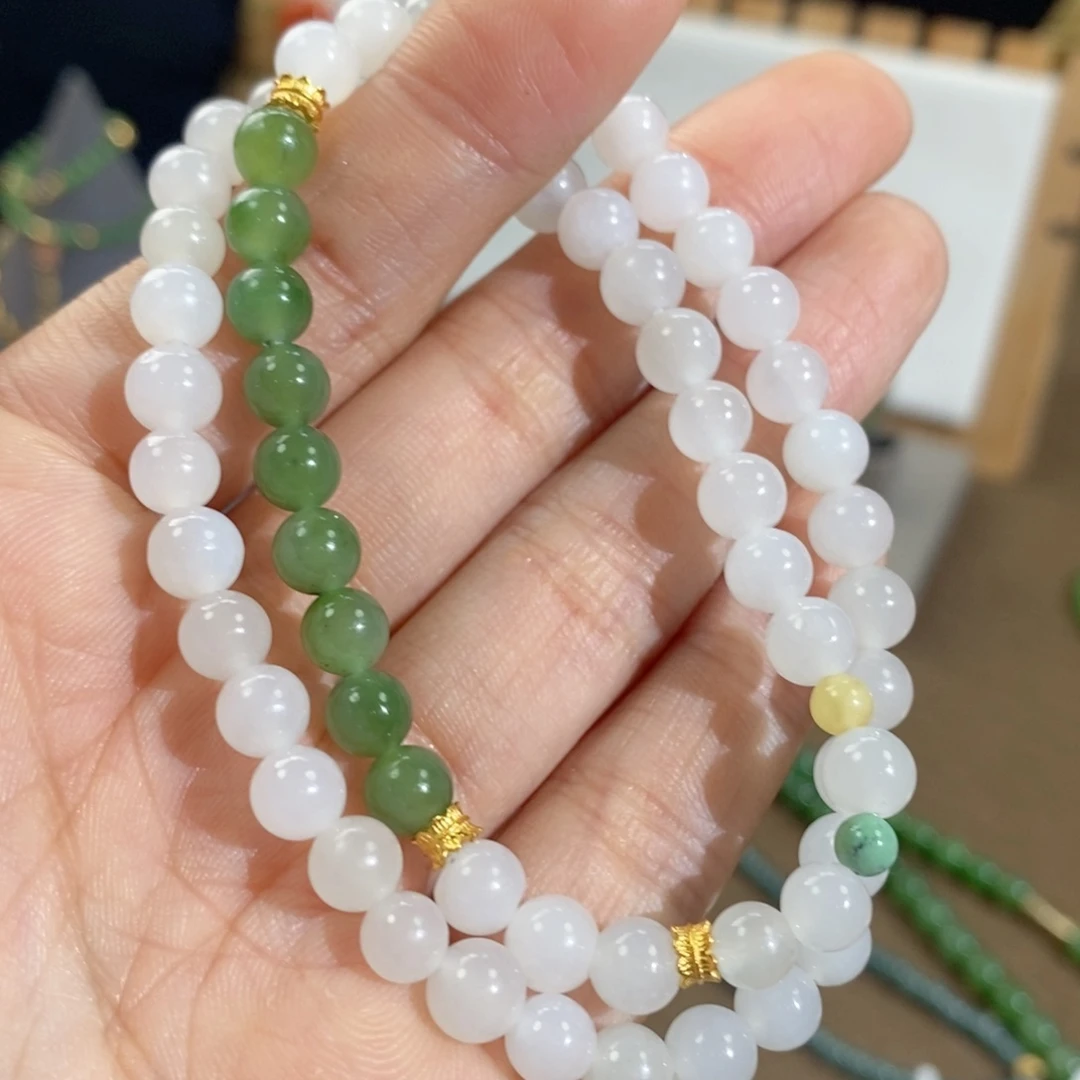 和田玉手链未镶嵌Cs
