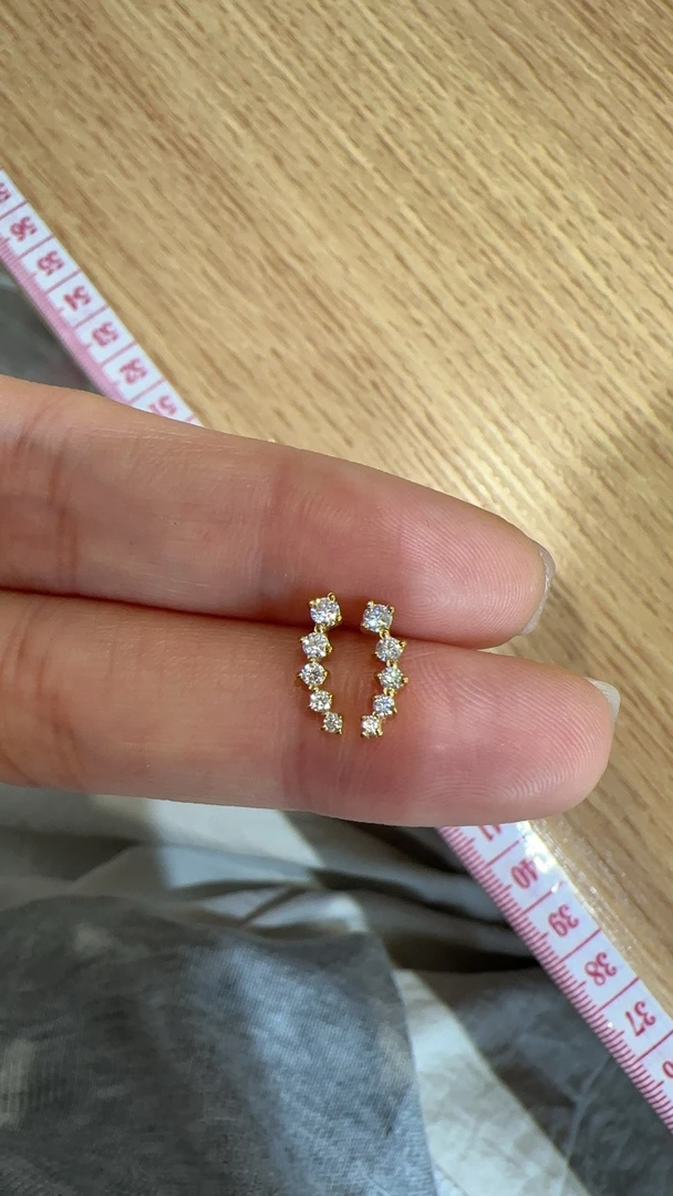 足金精品工艺耳饰