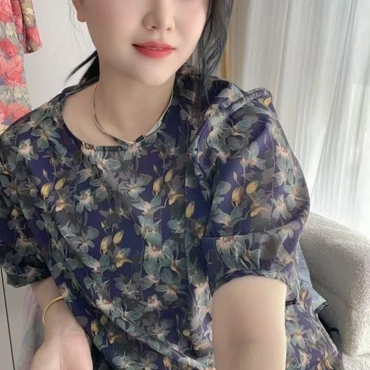 K041夏装新款时尚洋气打底小衫半袖上衣