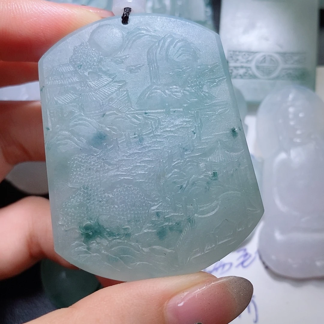 未镶嵌定制翡翠毛货付款后联系客服确认抛光