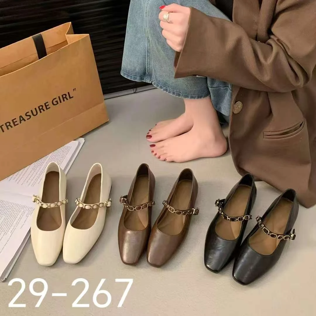 29-267法式晚风玛丽珍软底小单鞋2025新款春夏法式温柔仙女鞋