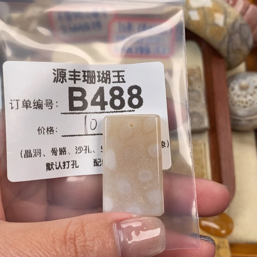 硅化玉颈饰未镶嵌呼***毛