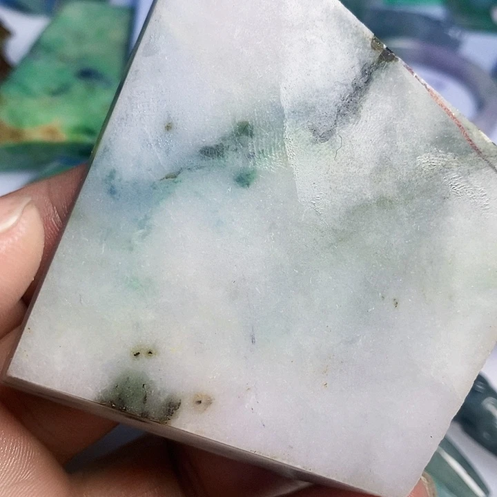 翡翠散珠天然翡翠A货挂件