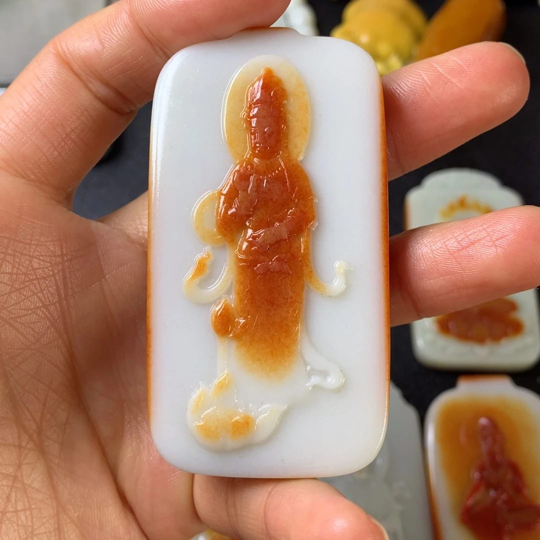 和田玉颈饰未镶嵌陈*少