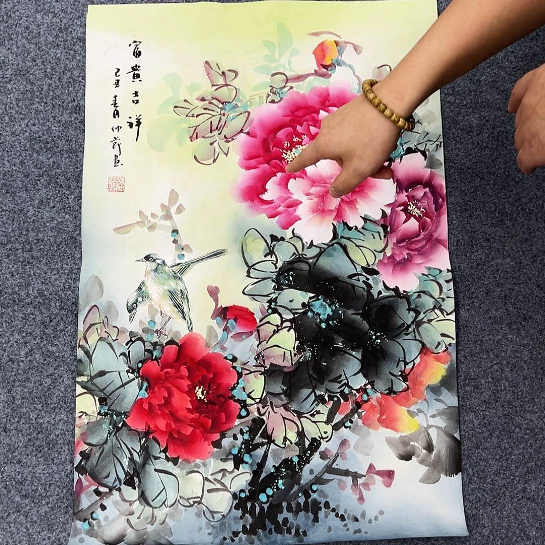 国画纯手绘作品欣赏