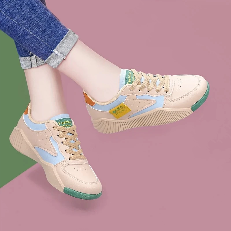 【新款运动鞋】女鞋百搭时尚小白鞋板鞋JH-6603/BF6602