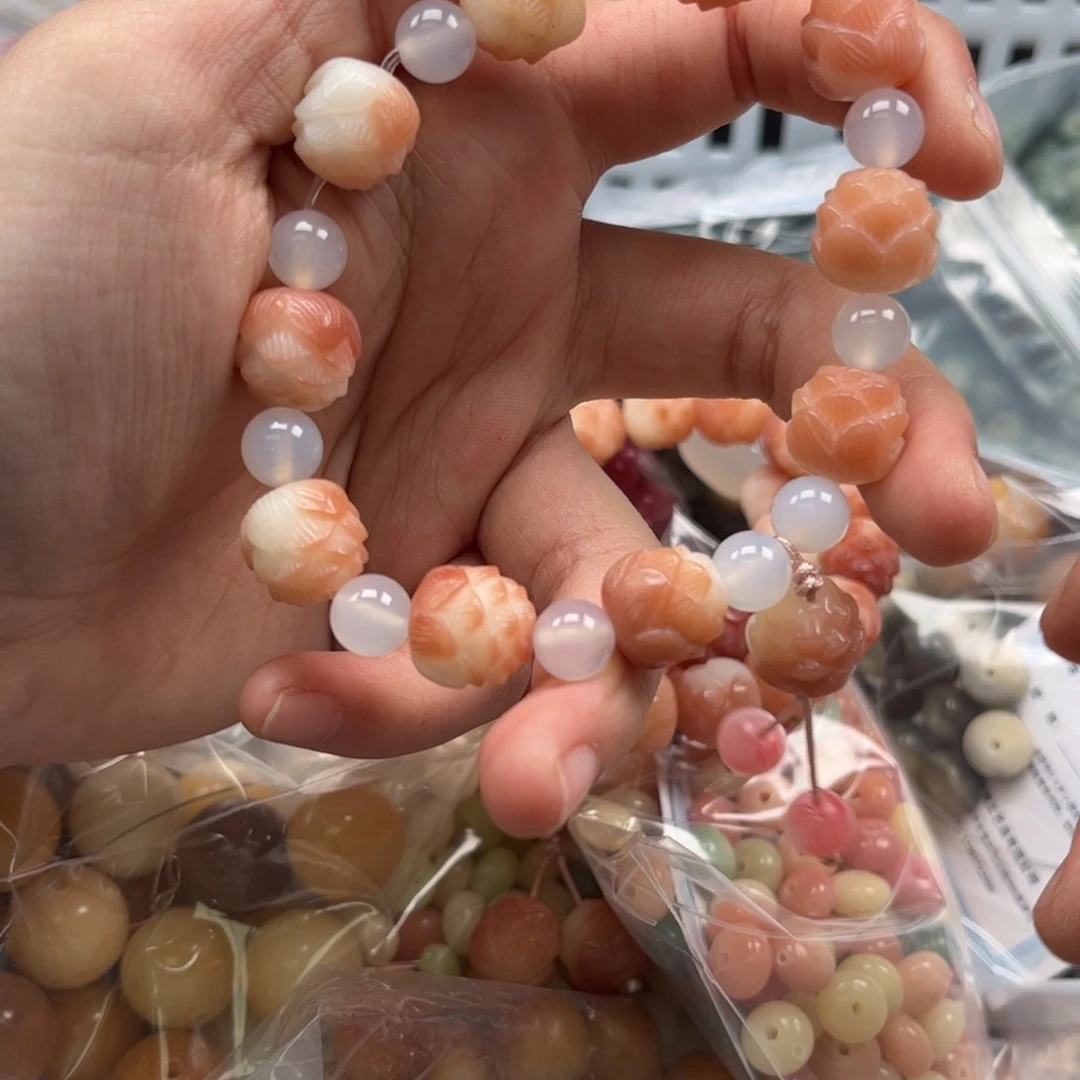 【闪购商品】白玉菩提吊坠q/12mm/20+2