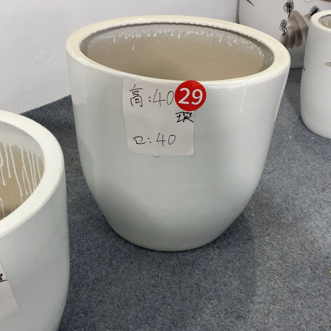 高温陶瓷花盆微瑕