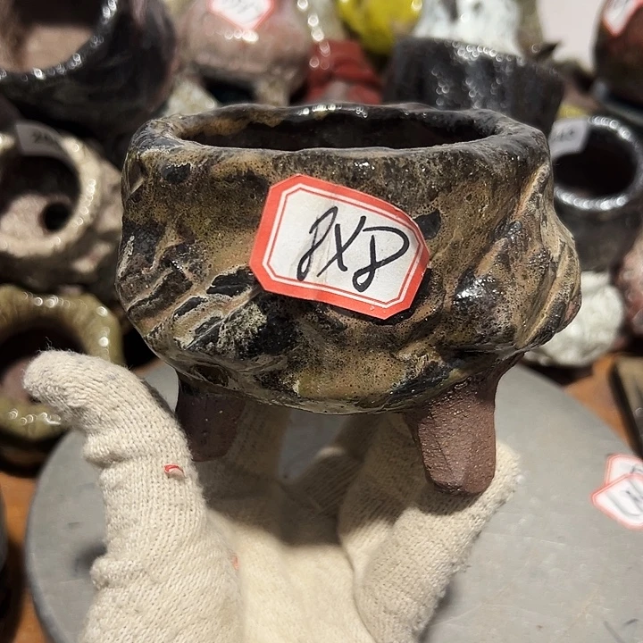 粗陶花盆制作就这样了，