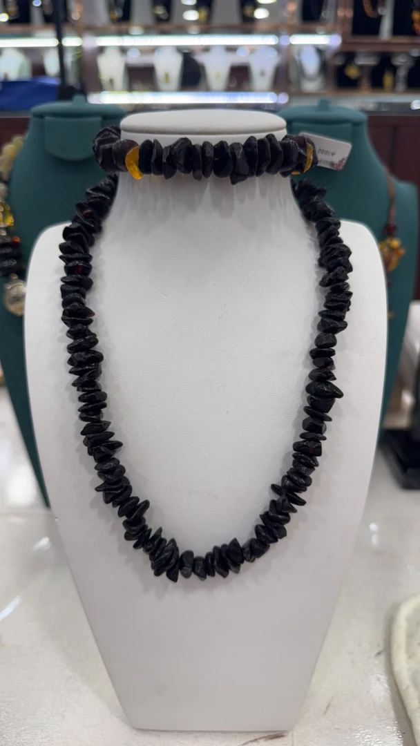 俄罗斯进口血珀套装