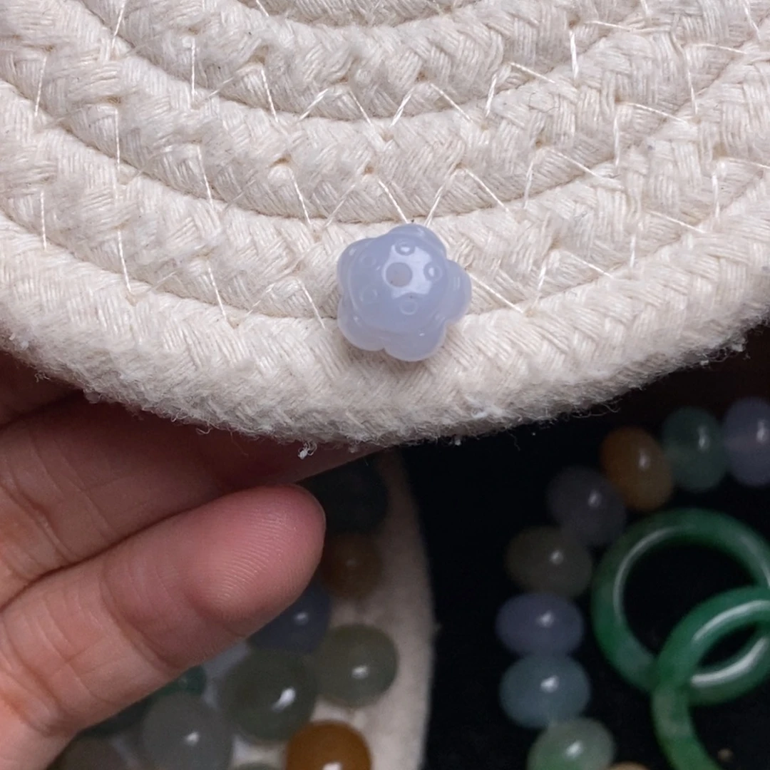 翡翠散珠10×7.7天然翡翠A货散珠