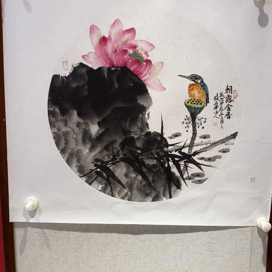 国画当代禅意新水墨国画艺术家梁景欣