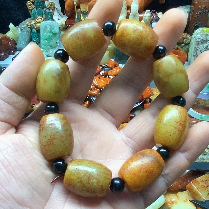 繁***尽和田玉未镶嵌挂件