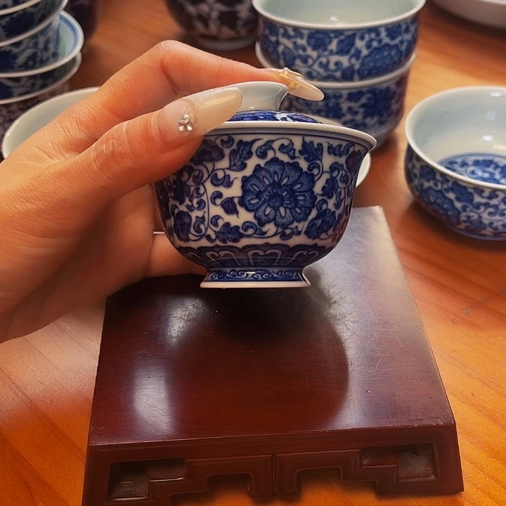 摆件九曰陶手工手绘茶具