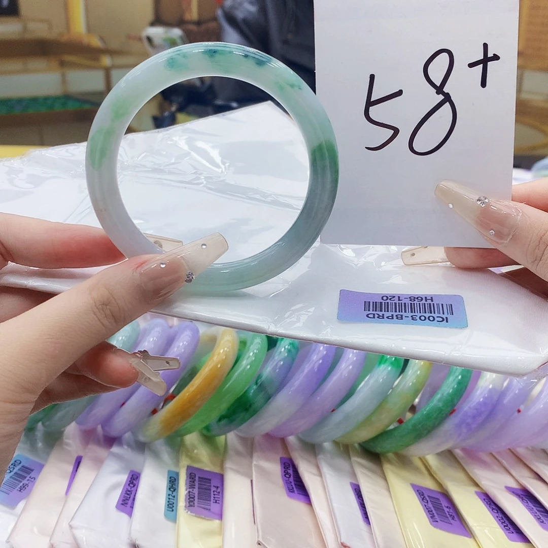 翡翠未镶嵌手镯mm