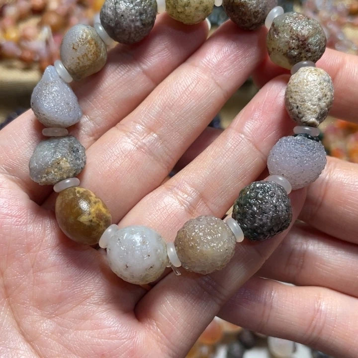 玛瑙/玉髓合金手链