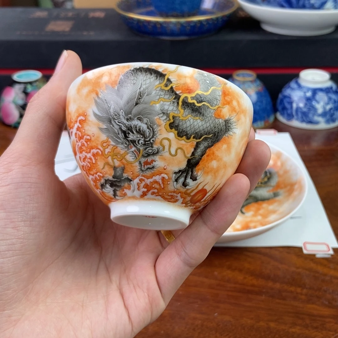 杯景德镇手绘陶瓷艺术