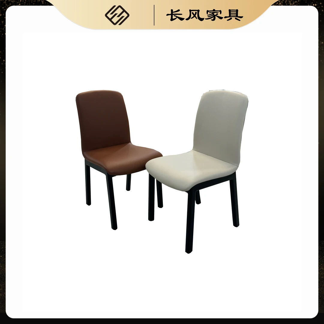 长风T-724 餐椅 全实木框架 意式极简 现代轻奢 百搭款