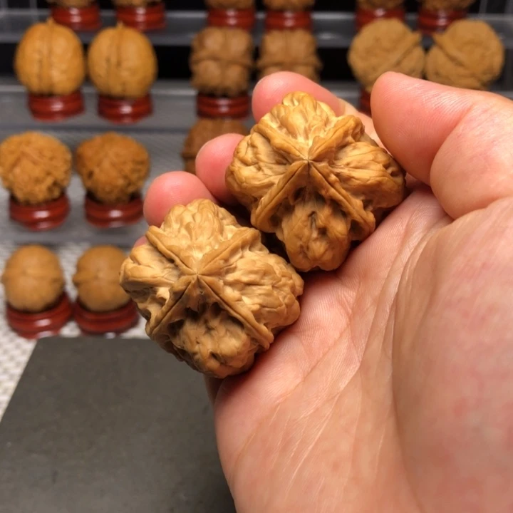 文玩核桃把件8火烈鸟