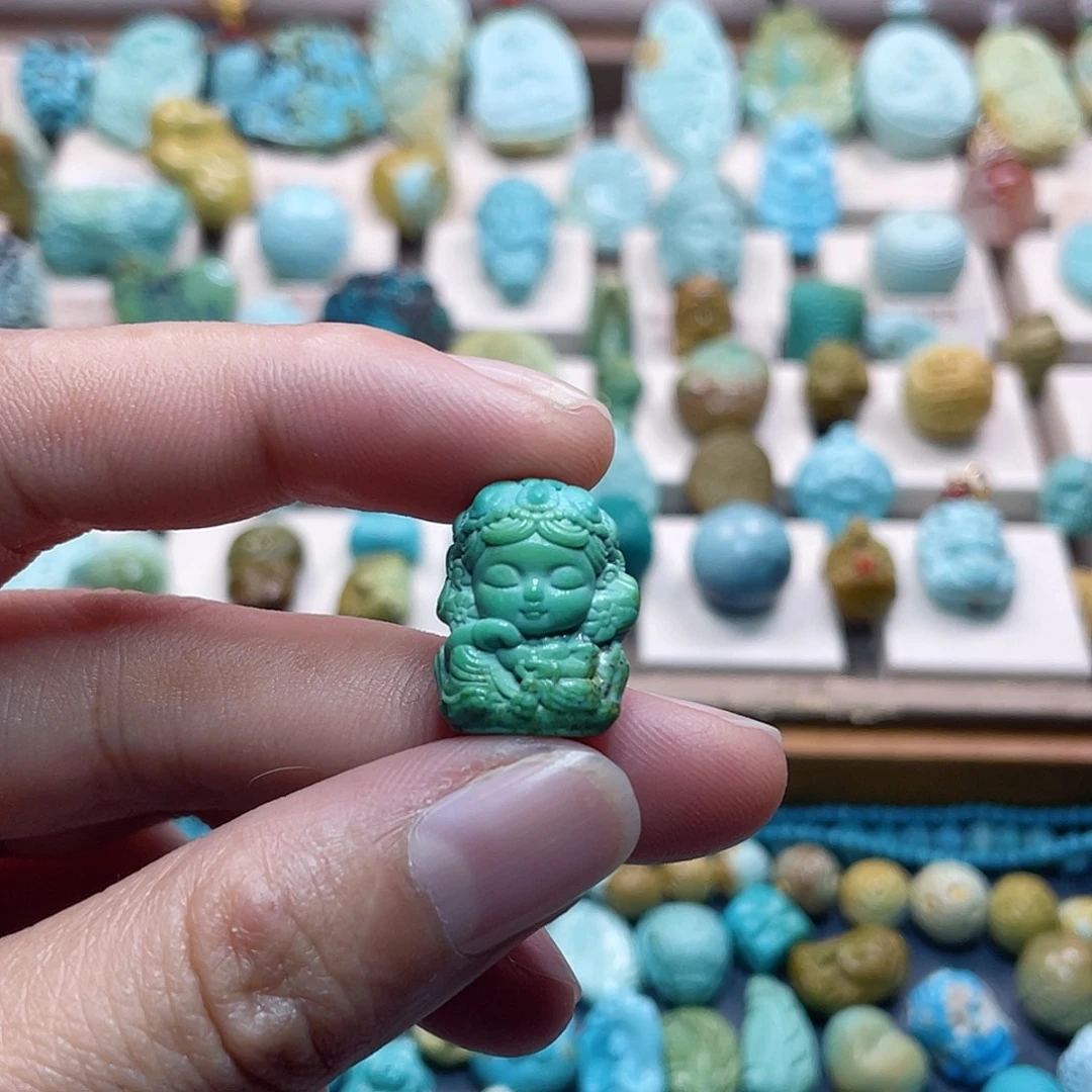 绿松石未镶嵌配饰