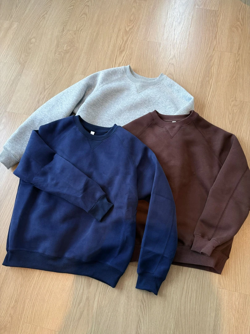 【圆领加厚】重磅廓款加厚圆领基础款卫衣秋冬休闲运动