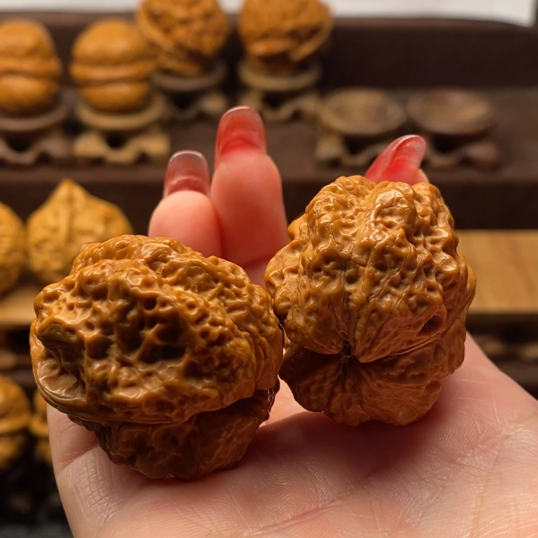 文玩核桃把件37开背蛙